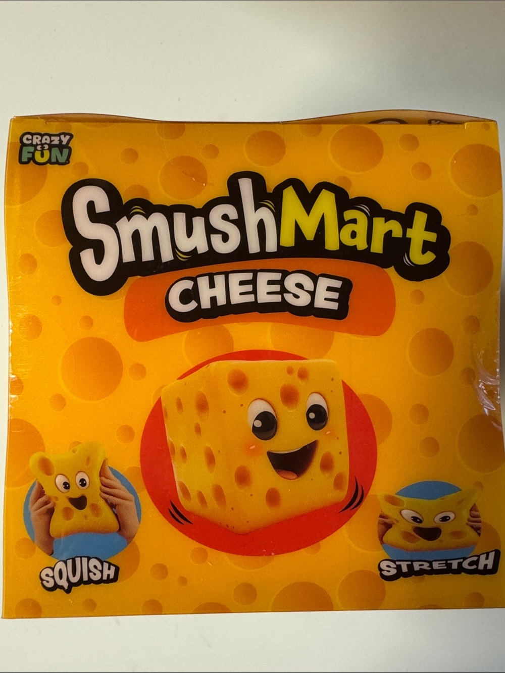 Jumbo SmushMart CheeseSquishy Toy